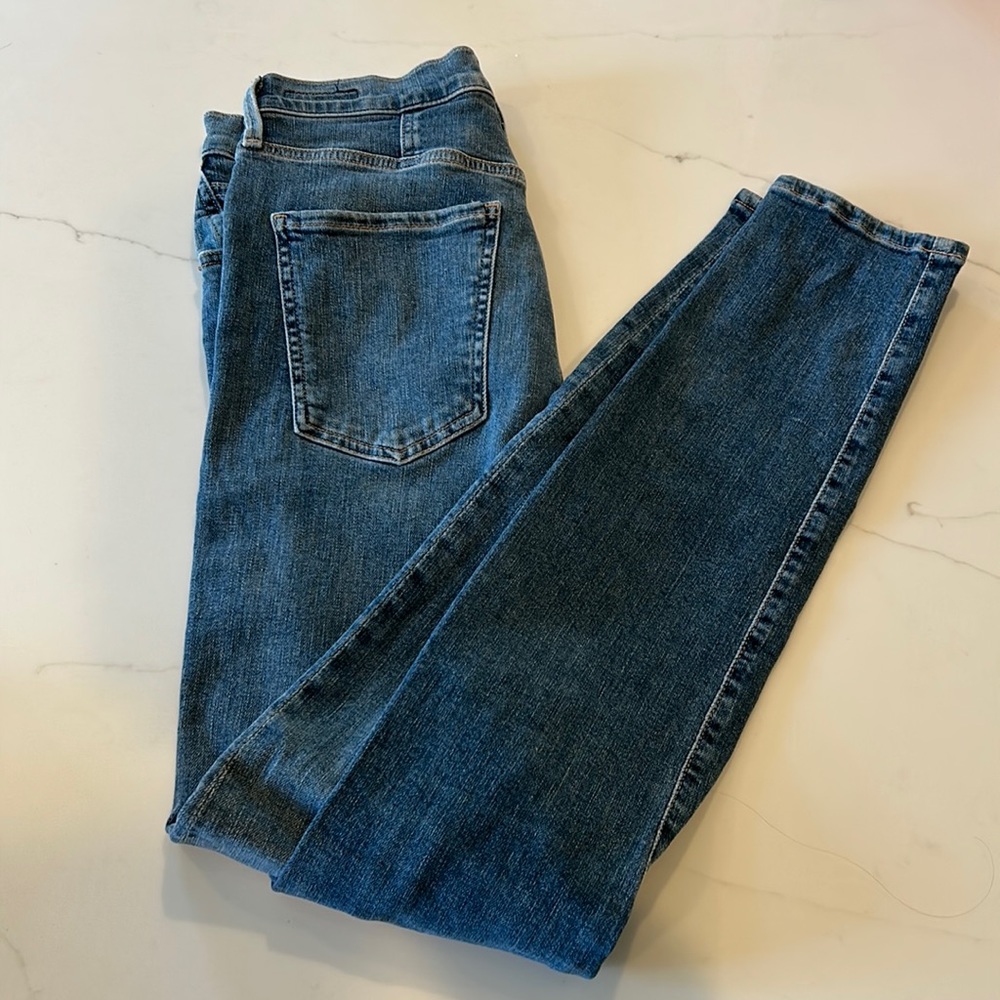 Citizens of Humanity Chrissy High Rise Skinny Jeans in Morello Size 28